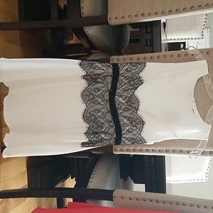 Monteau white and black dress